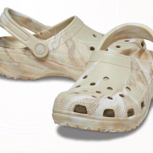 Crocs Classic Marble Slip-On Clogs Size 6